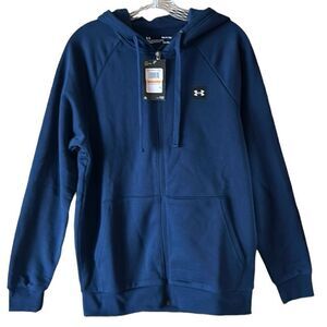 NEW Under Armour Mens Navy Blue Hoodie